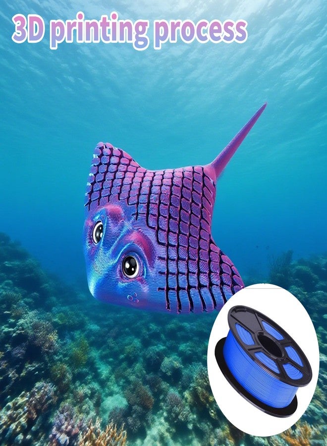 YOUNEEDFUL 3D Printing Devilfish Cute Devilfish,3D Printed Toys,Desktop pet Toy Gifts and Home Decorations (Laser red) - Image 3